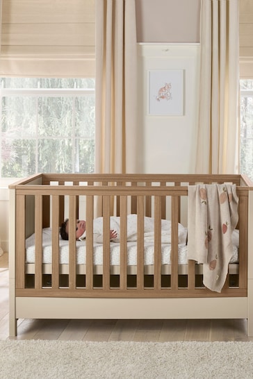 Mamas & Papas Cream Harwell Cot Bed Cashmere