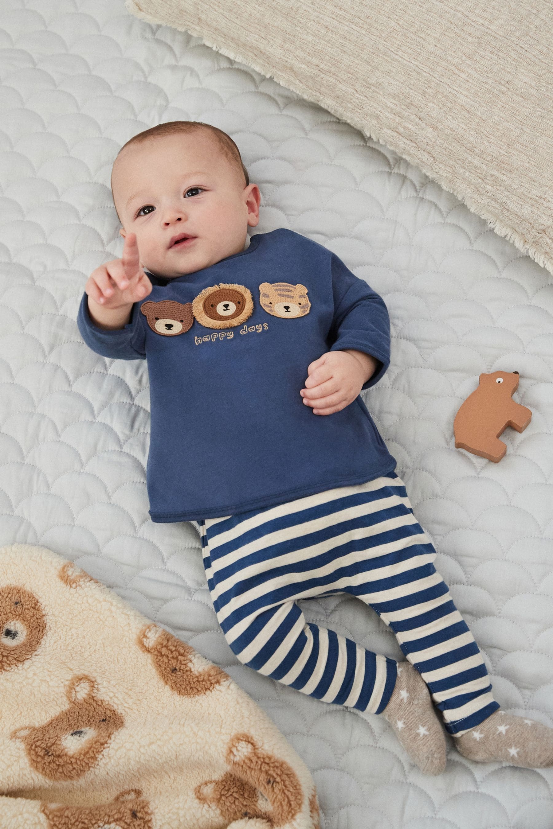 Baby boy navy leggings hot sale