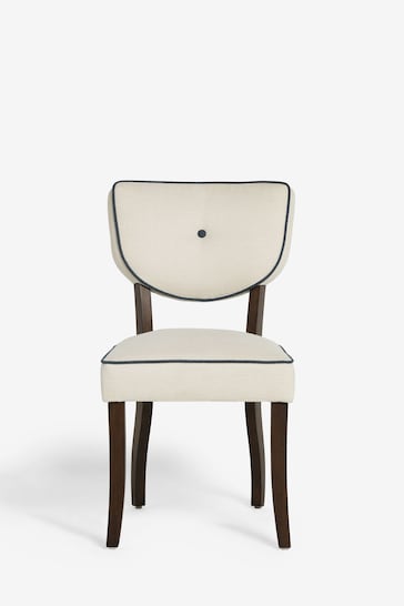 Nina Campbell Set of 2 Natural Ashburn Dining Chairs