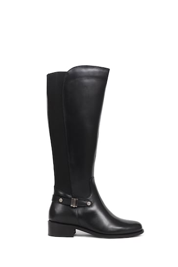 Jones Bootmaker Serina Leather Calf Black Boots