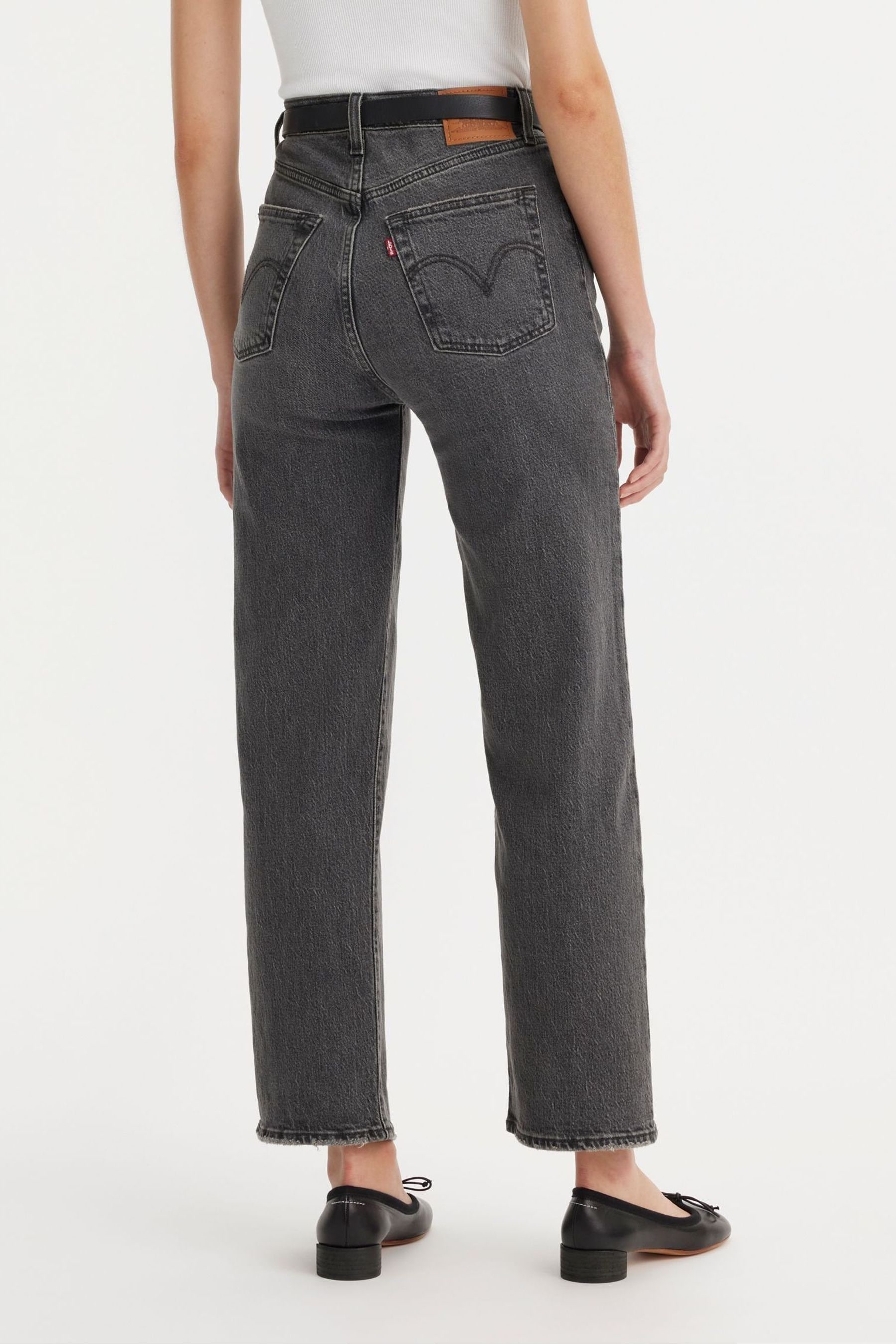Levi's ribcage jeans black hotsell