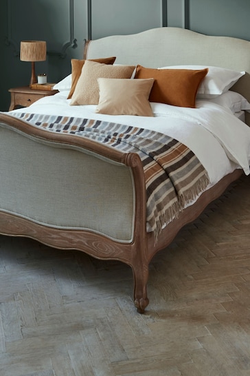 Feather & Black Weathered Oak Annecy Bed