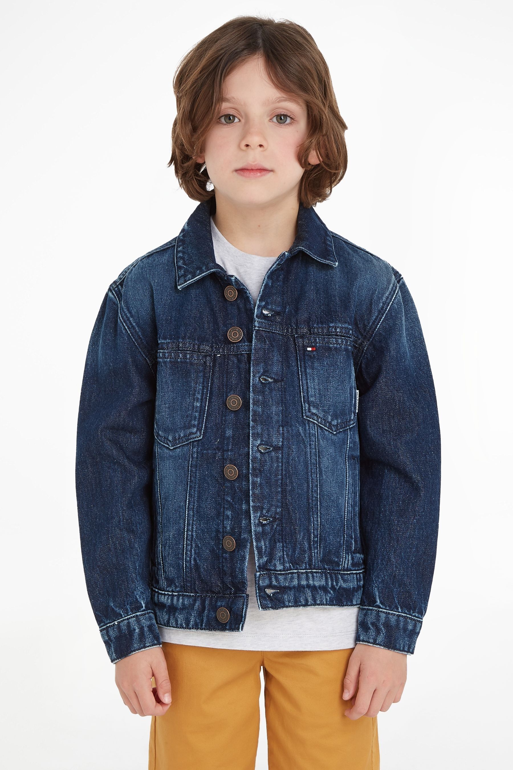 Tommy hilfiger hotsell boys denim jacket