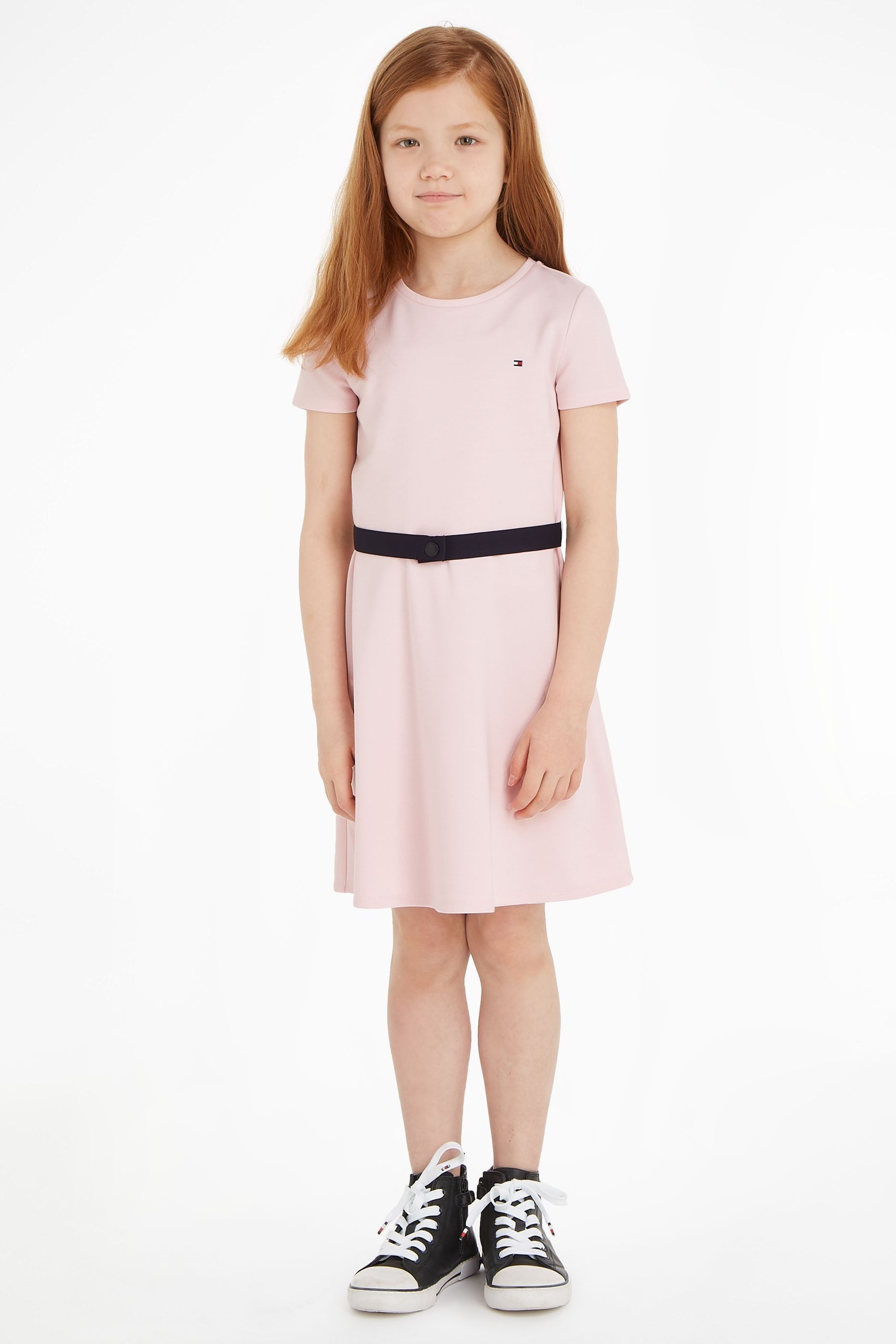 Tommy Hilfiger Pink Essential Skater Dress