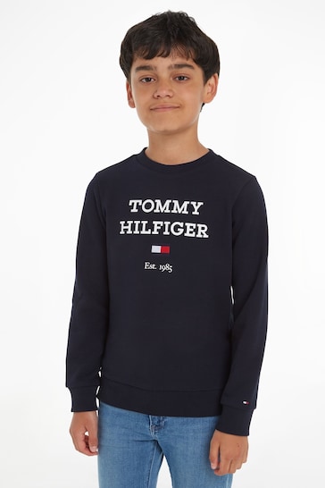 Tommy Hilfiger Blue Logo Sweatshirt