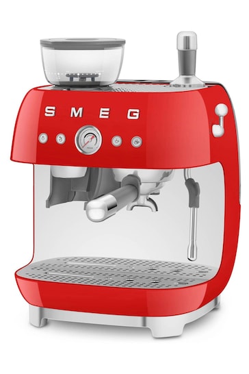 Smeg Red Espresso Coffee Machine