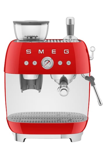 Smeg Red Espresso Coffee Machine