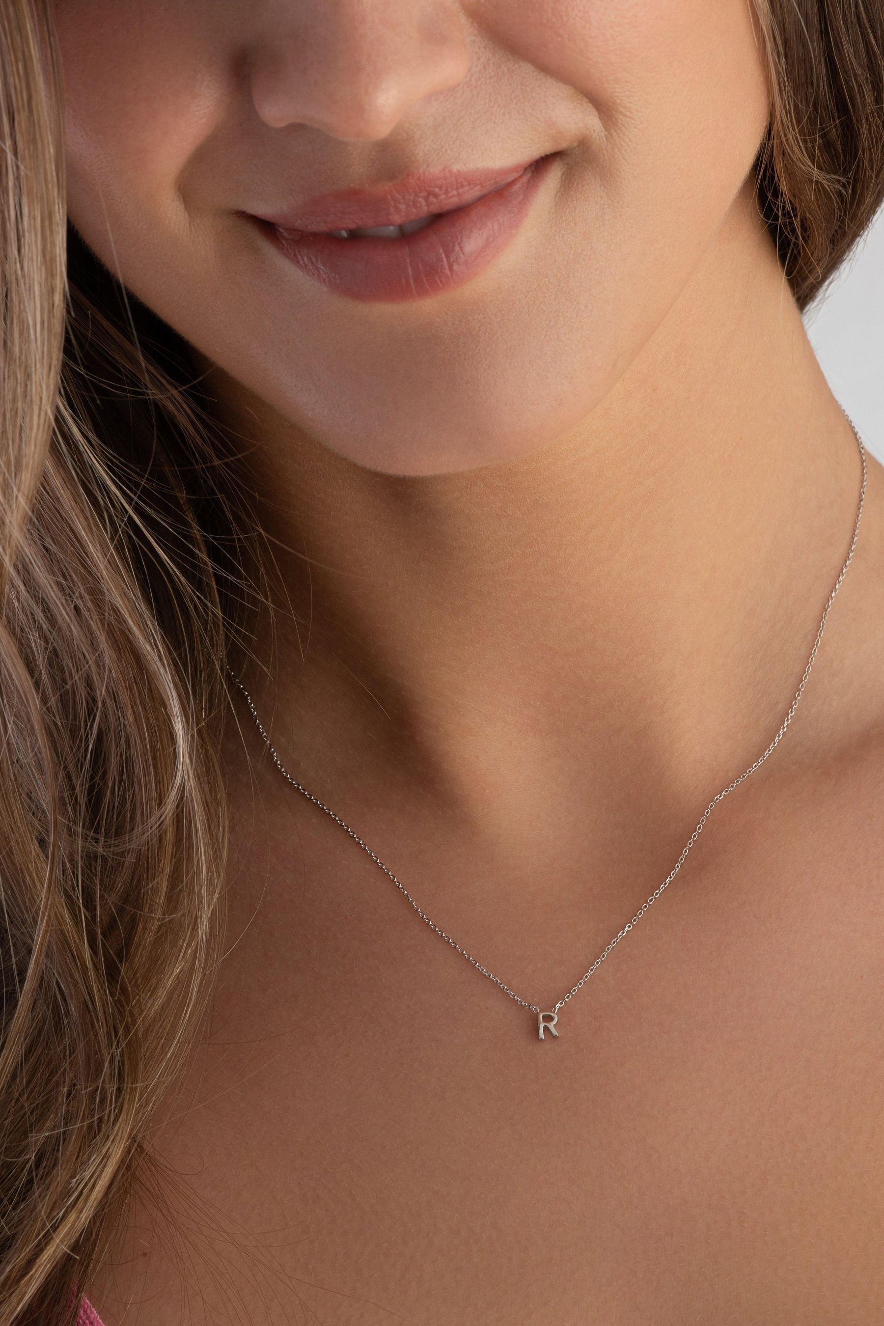 Buy Beaverbrooks Sterling Silver Initial Necklace from the Next UK
