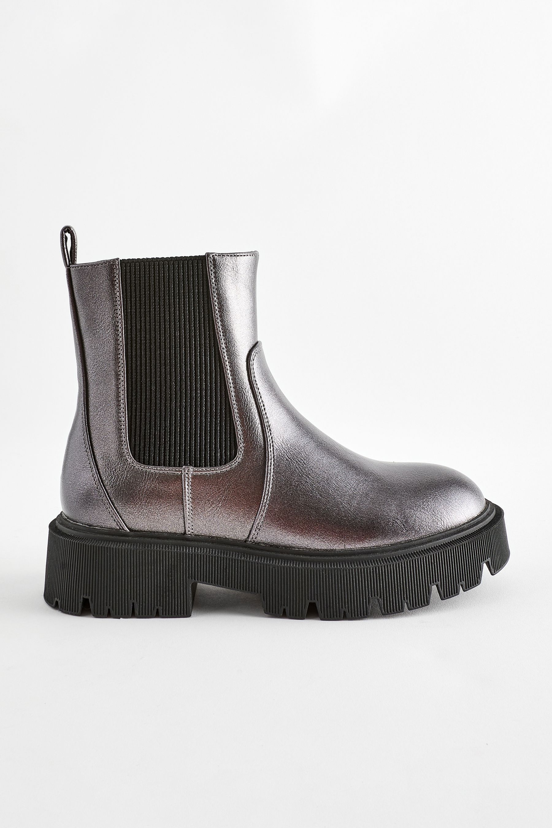 Chelsea boots silver clearance