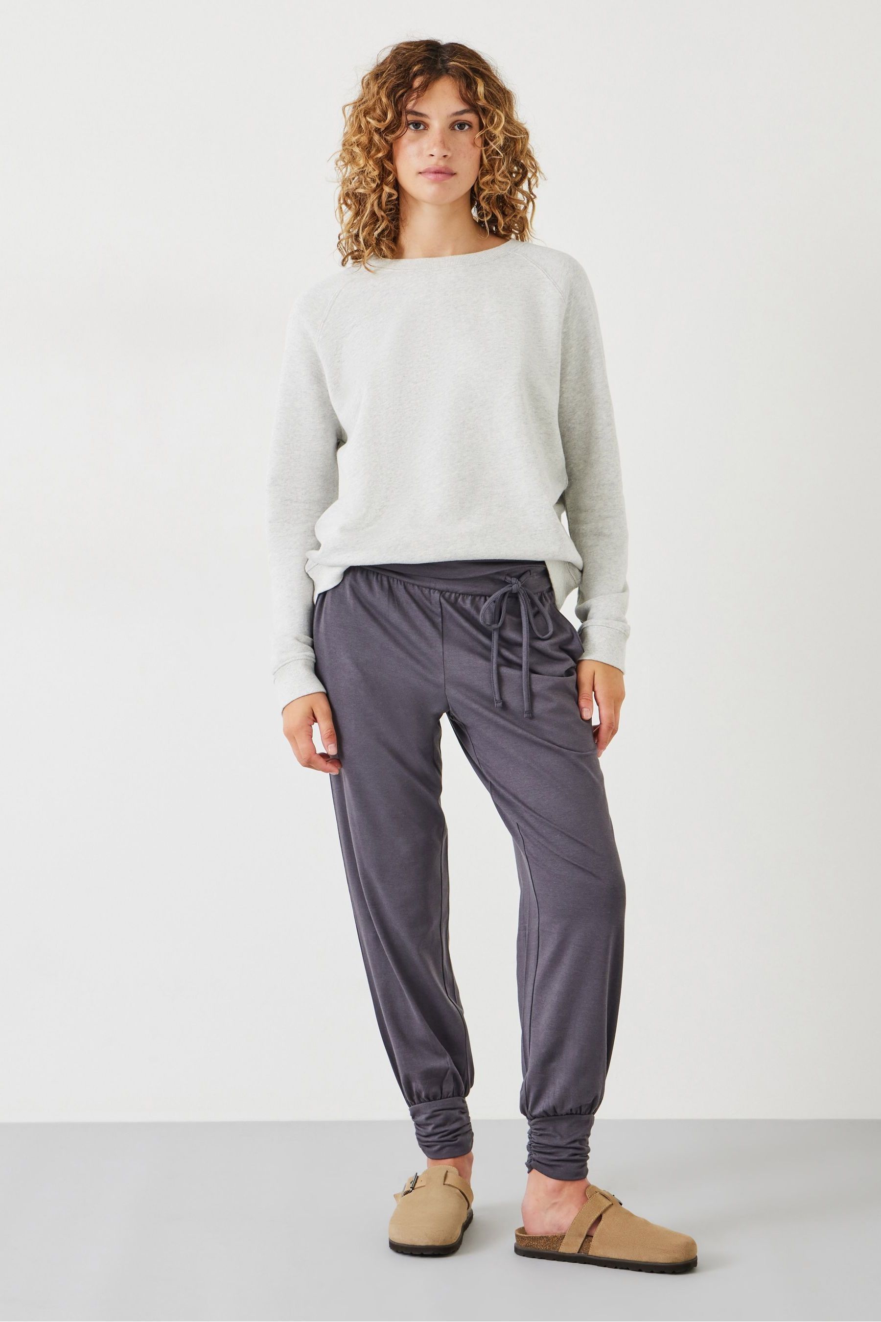 Buy Hush Grey Tall Alexa Harem Joggers from the Next UK online shop