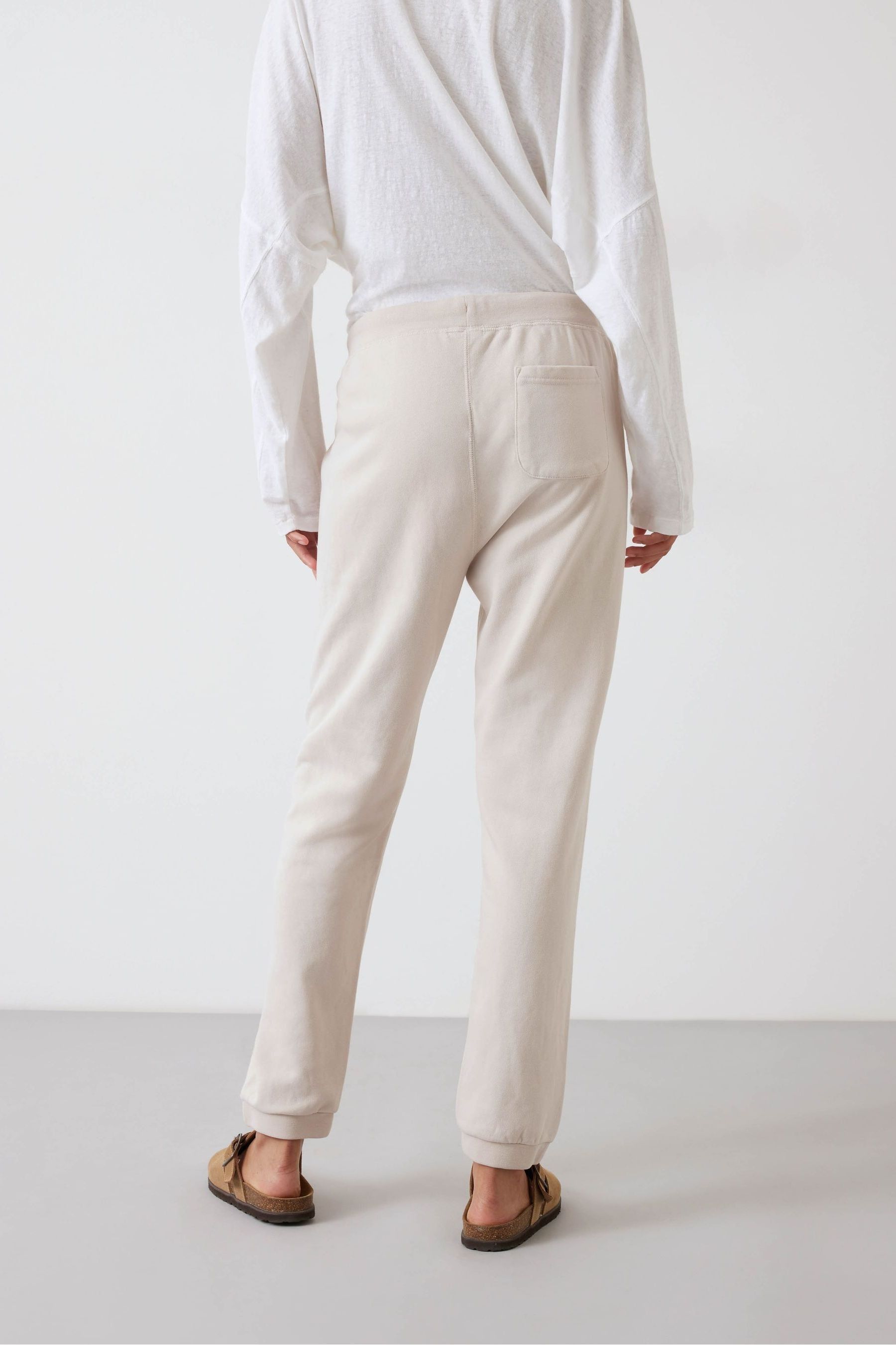 Hush cropped linen on sale joggers