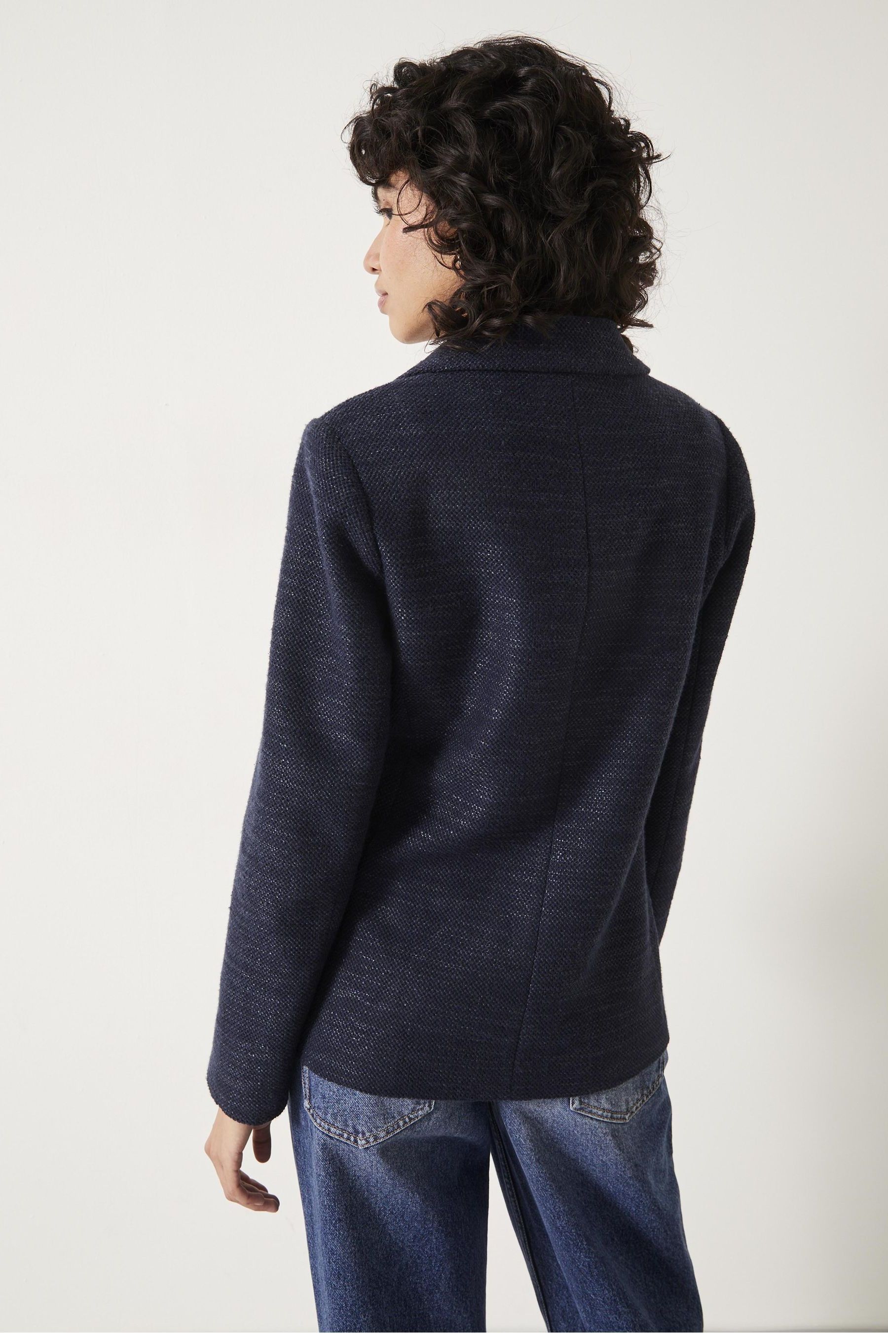 Hush Blue Phoebe Jersey Blazer