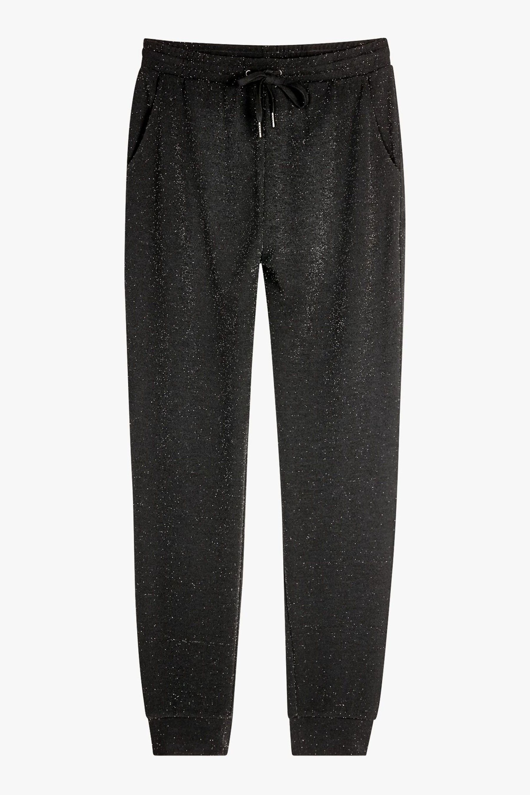 Black glitter clearance joggers