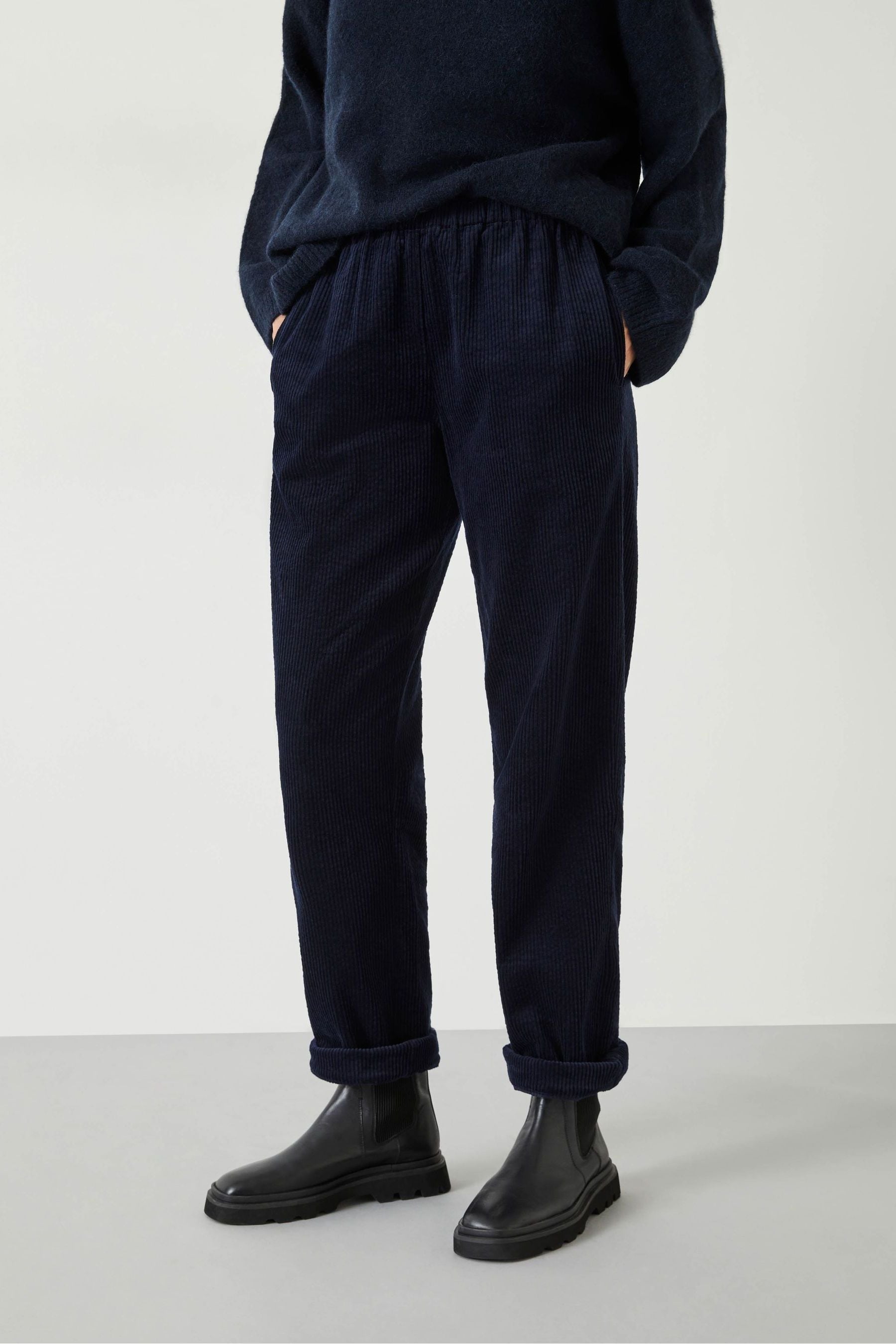 Hush cropped relaxed trousers outlet