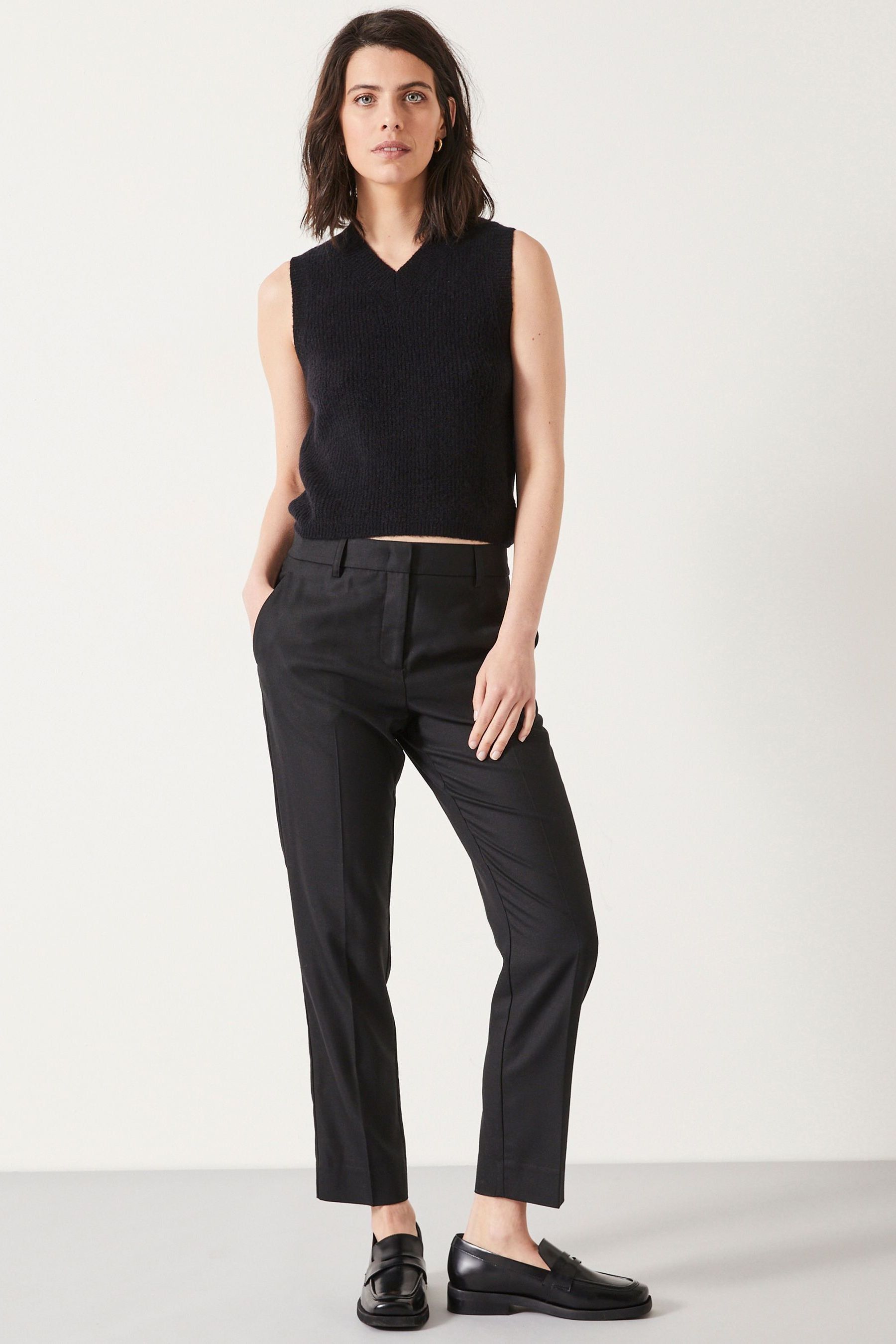 Cropped cheap suit trousers