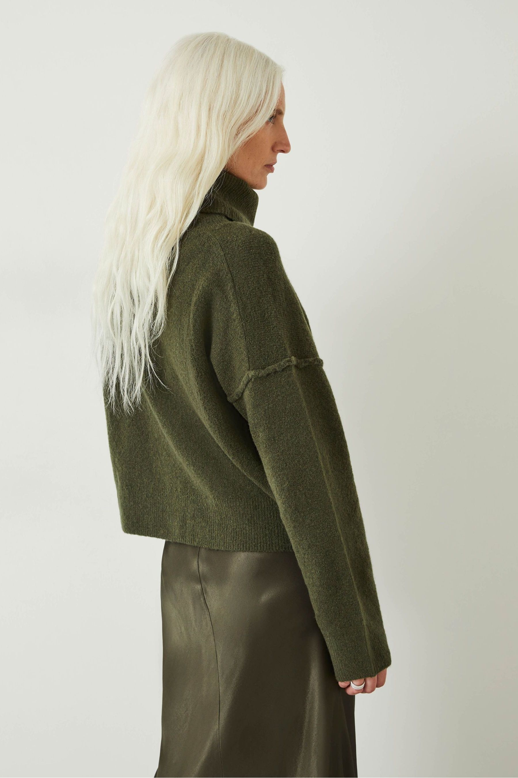 Hush green jumper clearance