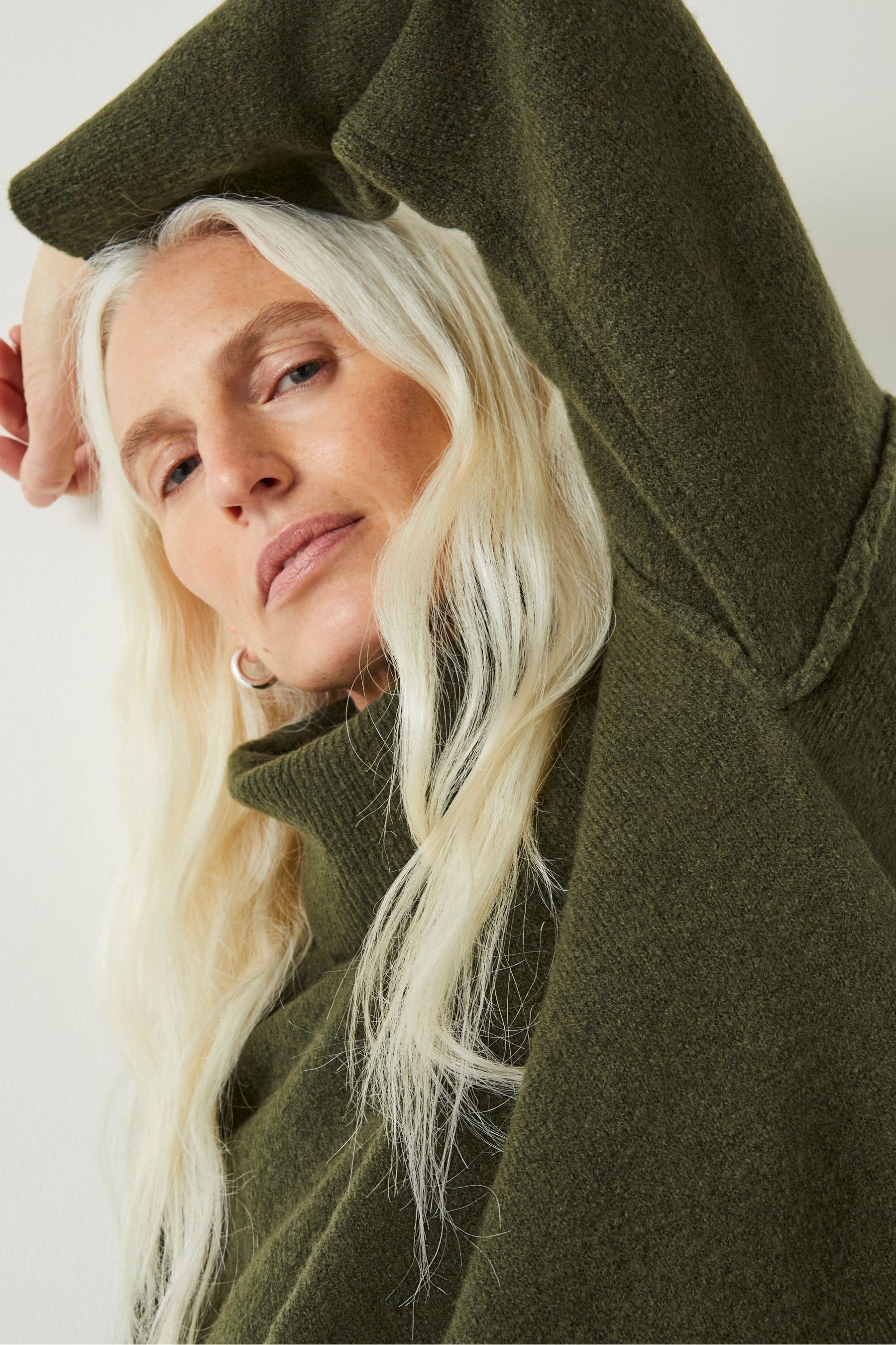 Hush green jumper new arrivals