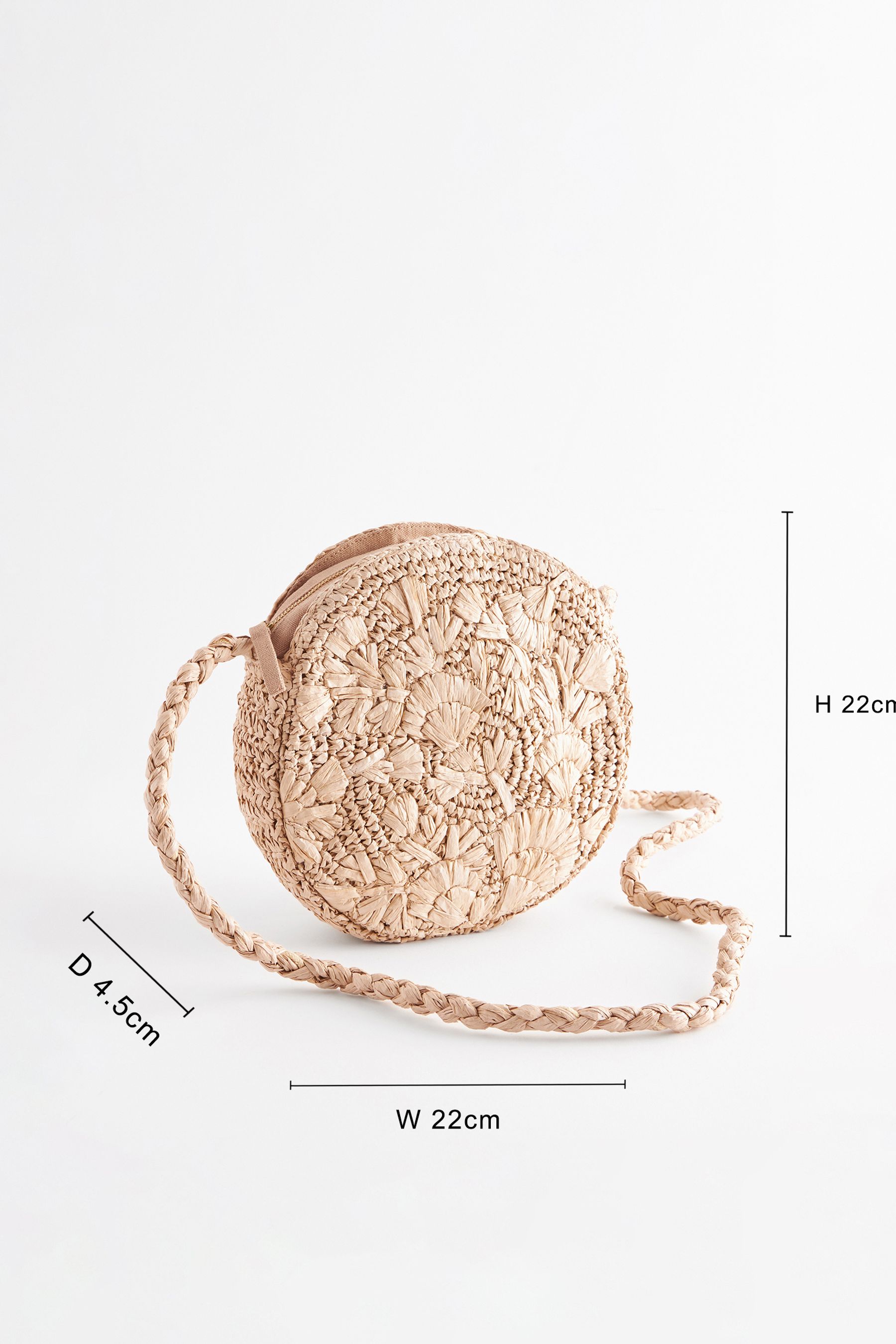 Circle raffia bag hot sale