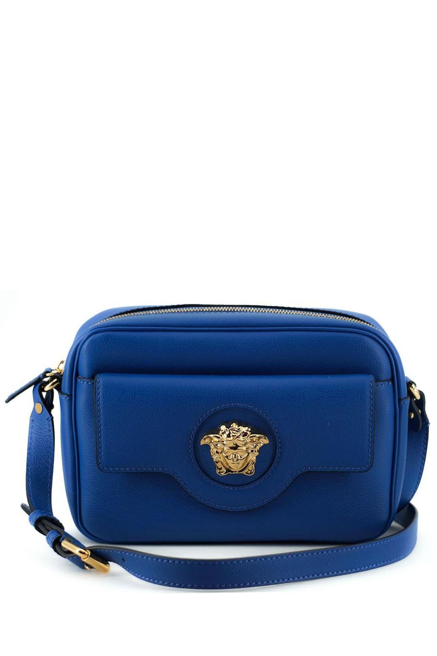 Palazzo calf leather shoulder hotsell bag