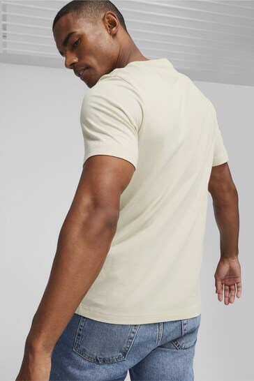 Puma White Essentials Logo Men's T-Shirt