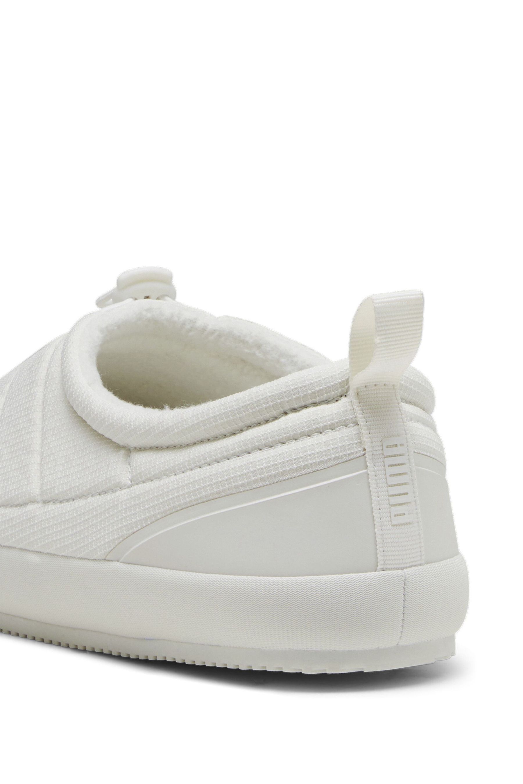 Puma White Plus Tuff Padded Over The Clouds Slippers