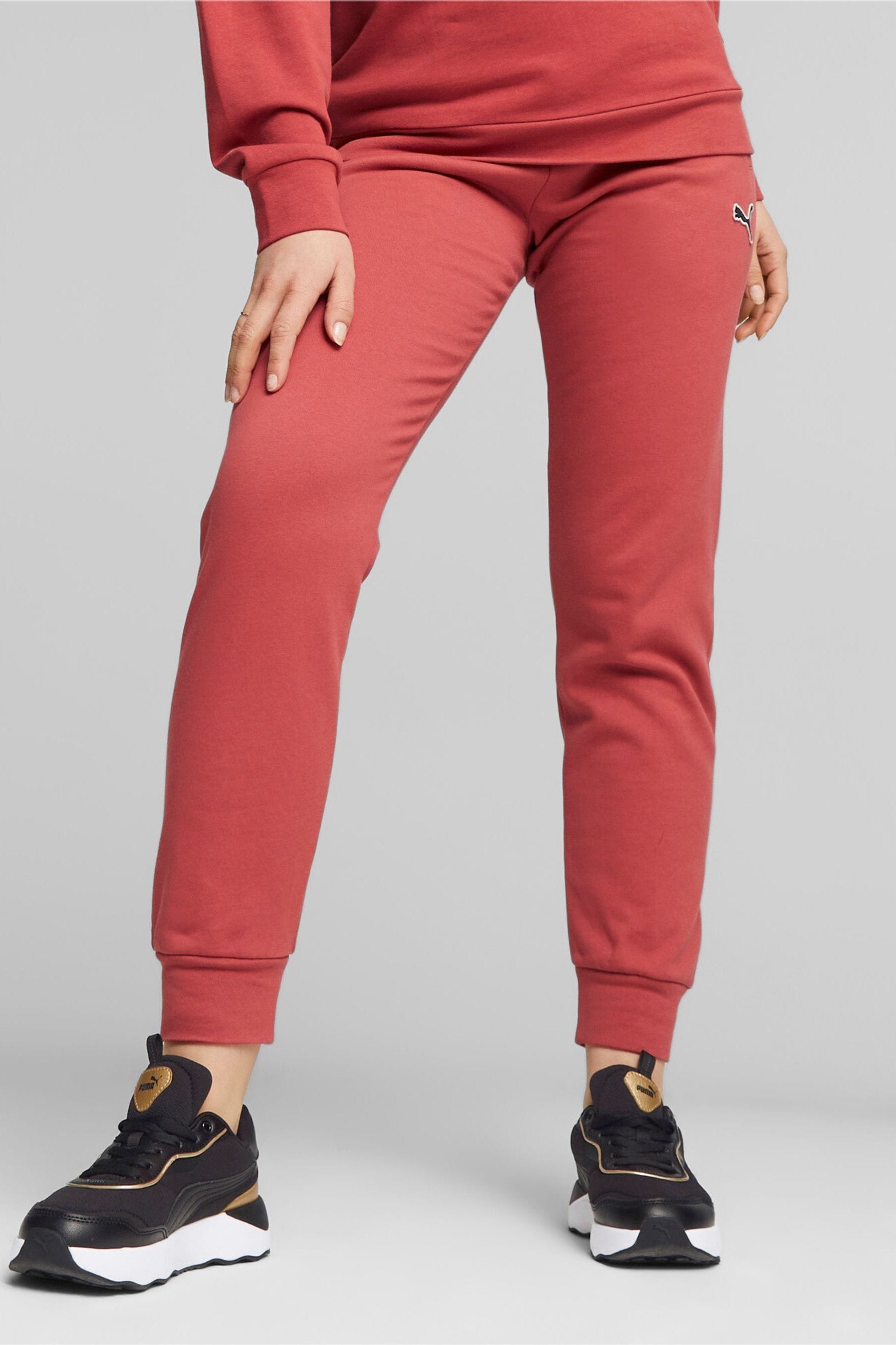 Puma joggers womens red new arrivals