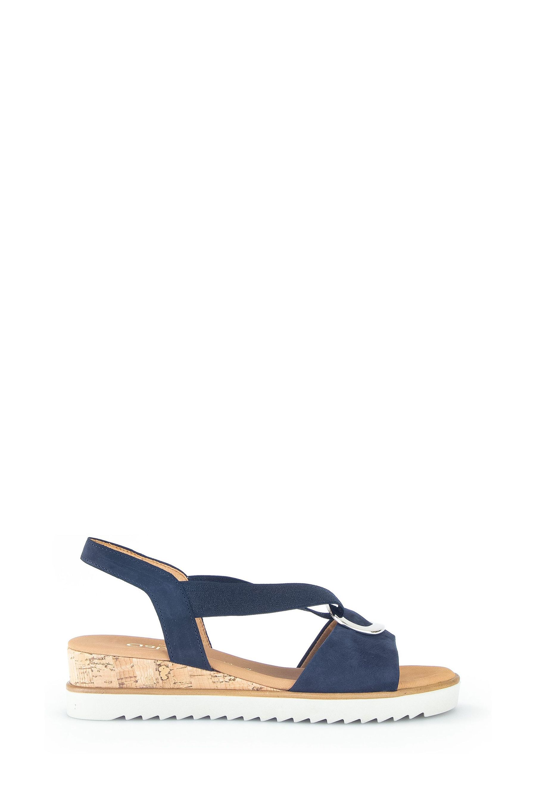 Buy Gabor Wide Fit Reese Soft Nubuck Sandals from the Next UK online shop