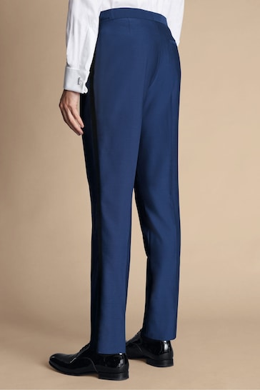 Charles Tyrwhitt Blue Slim Fit Dinner Suit Trosusers