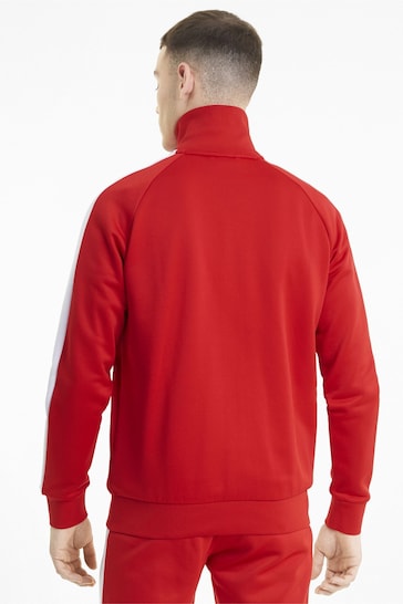 Puma Red Iconic T7 Mens Track Jacket