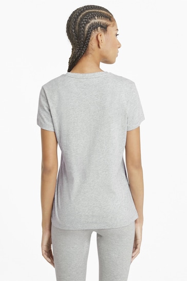Puma Grey Essentials Logo Women's T-Shirt