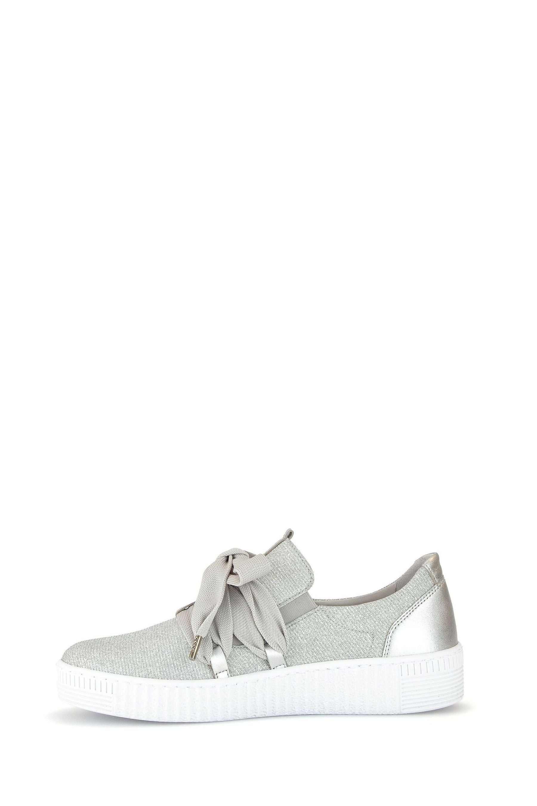Gabor clearance silver trainers