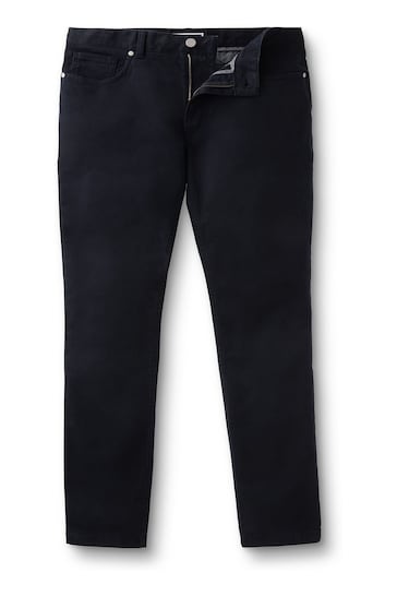Charles Tyrwhitt Blue Twill Slim Fit 5 Pocket Jeans