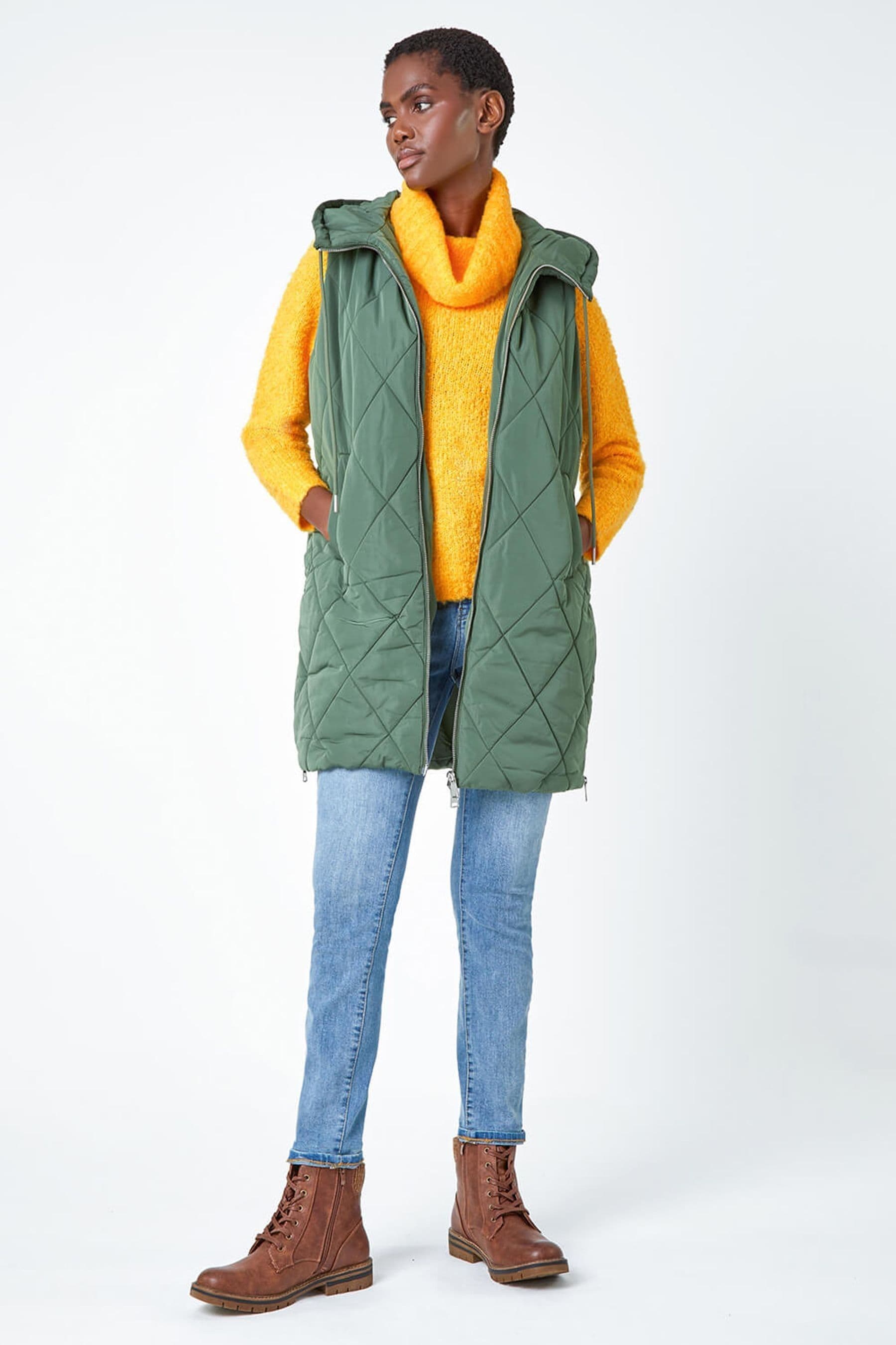 Yellow outlet fluffy jumper