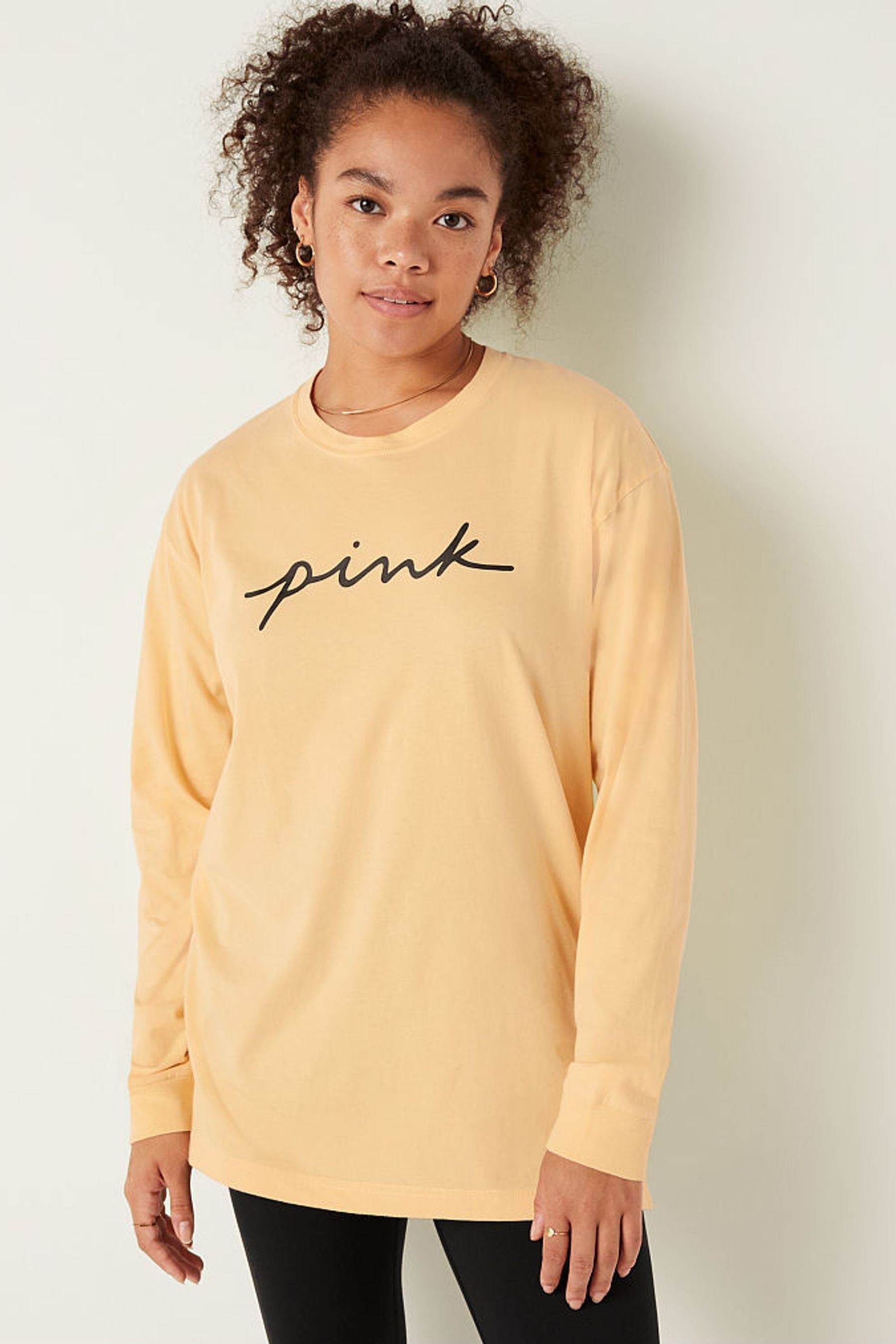 Yellow honey long sleeve shirt top