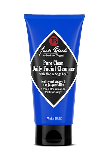 Jack Black Pure Clean Daily Facial Cleanser With Aloe & Sage Leaf 177ml