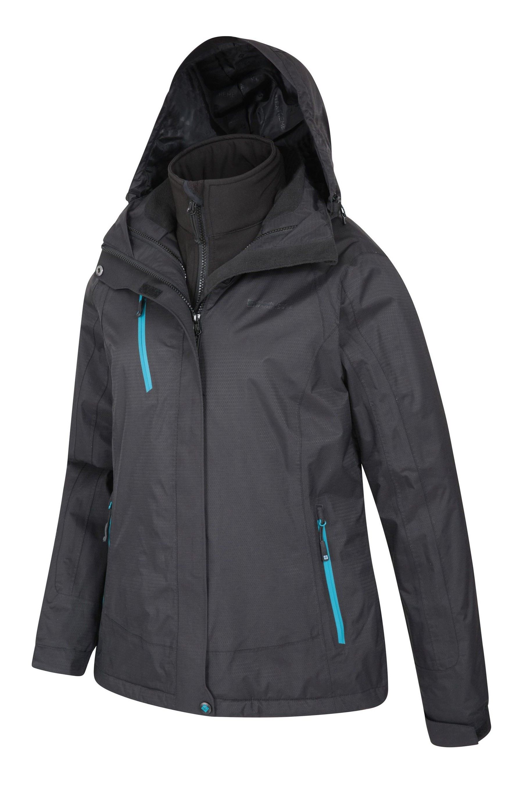 Bracken extreme womens 3 in 1 waterproof jacket online