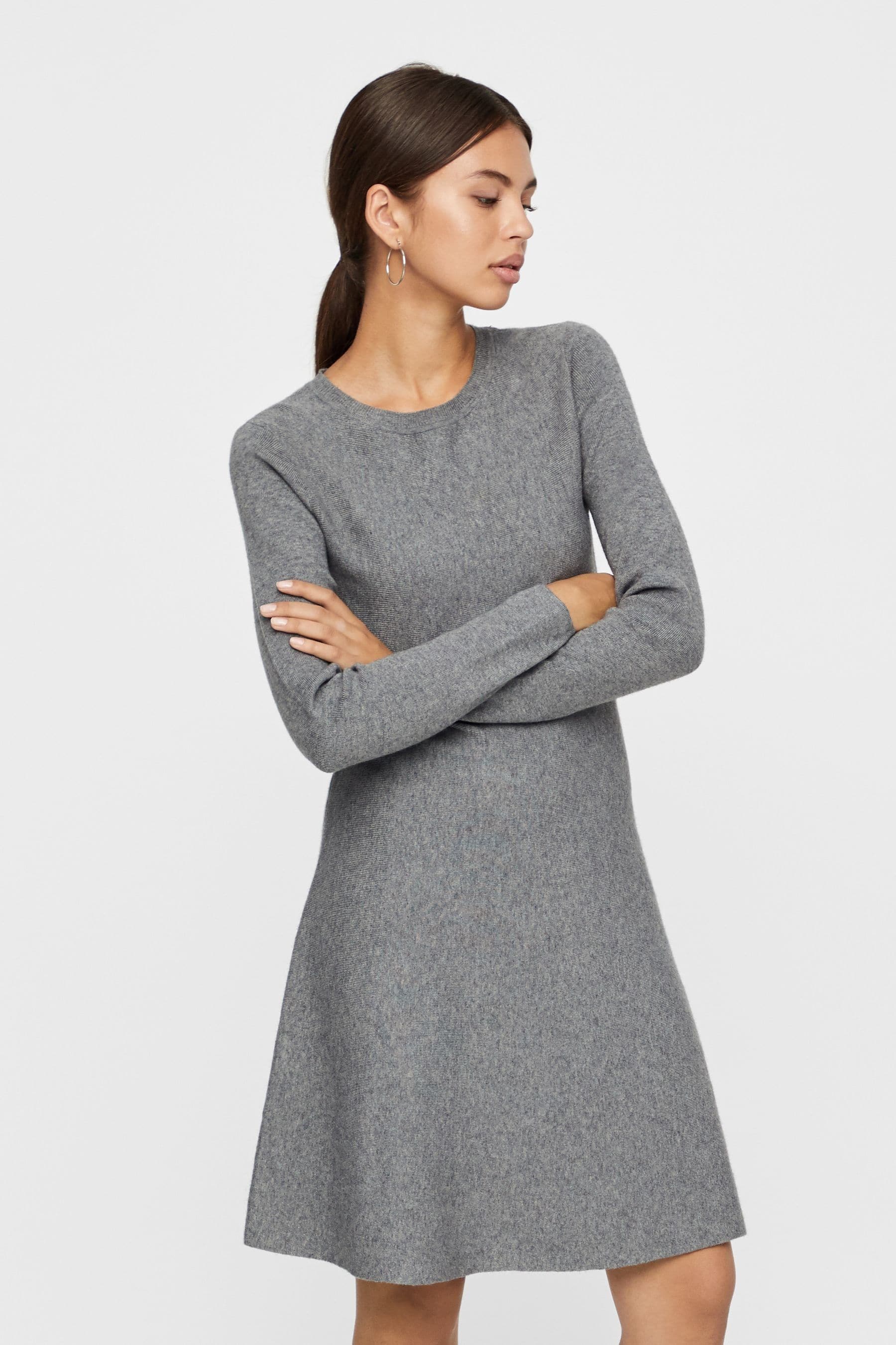 Knitted swing dress uk hotsell