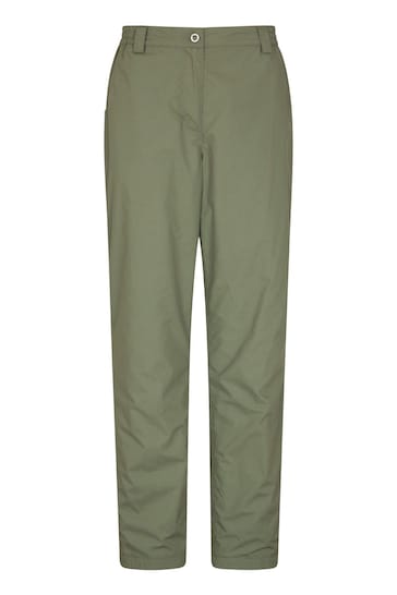 Mountain Warehouse Khaki Green Winter Trek Ii Womens Short Length Trousers