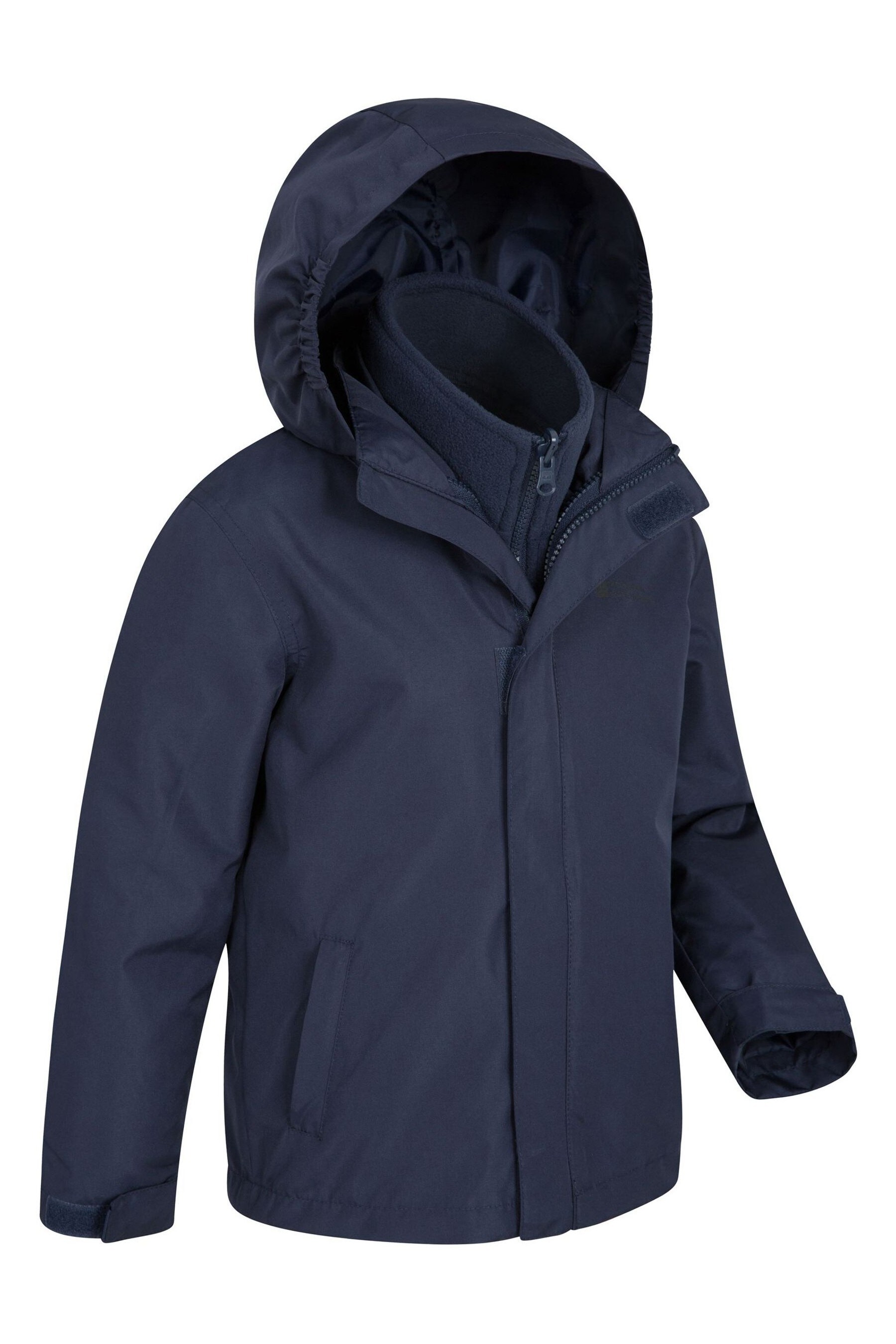 Mountain Warehouse Navy Fell Kids 3 In 1 Water Resistant Jacket