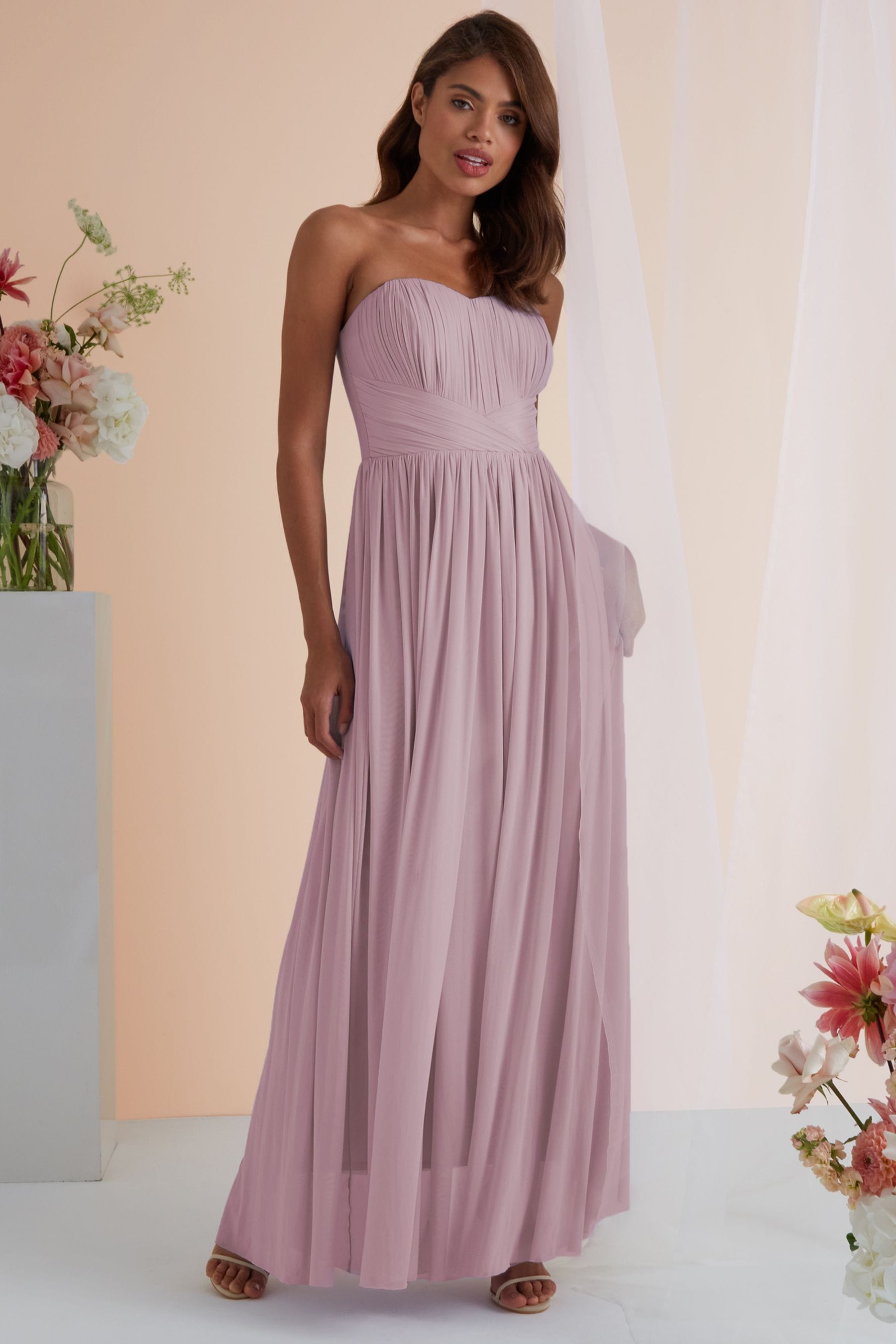 Lipsy multiway shop midi chiffon dress