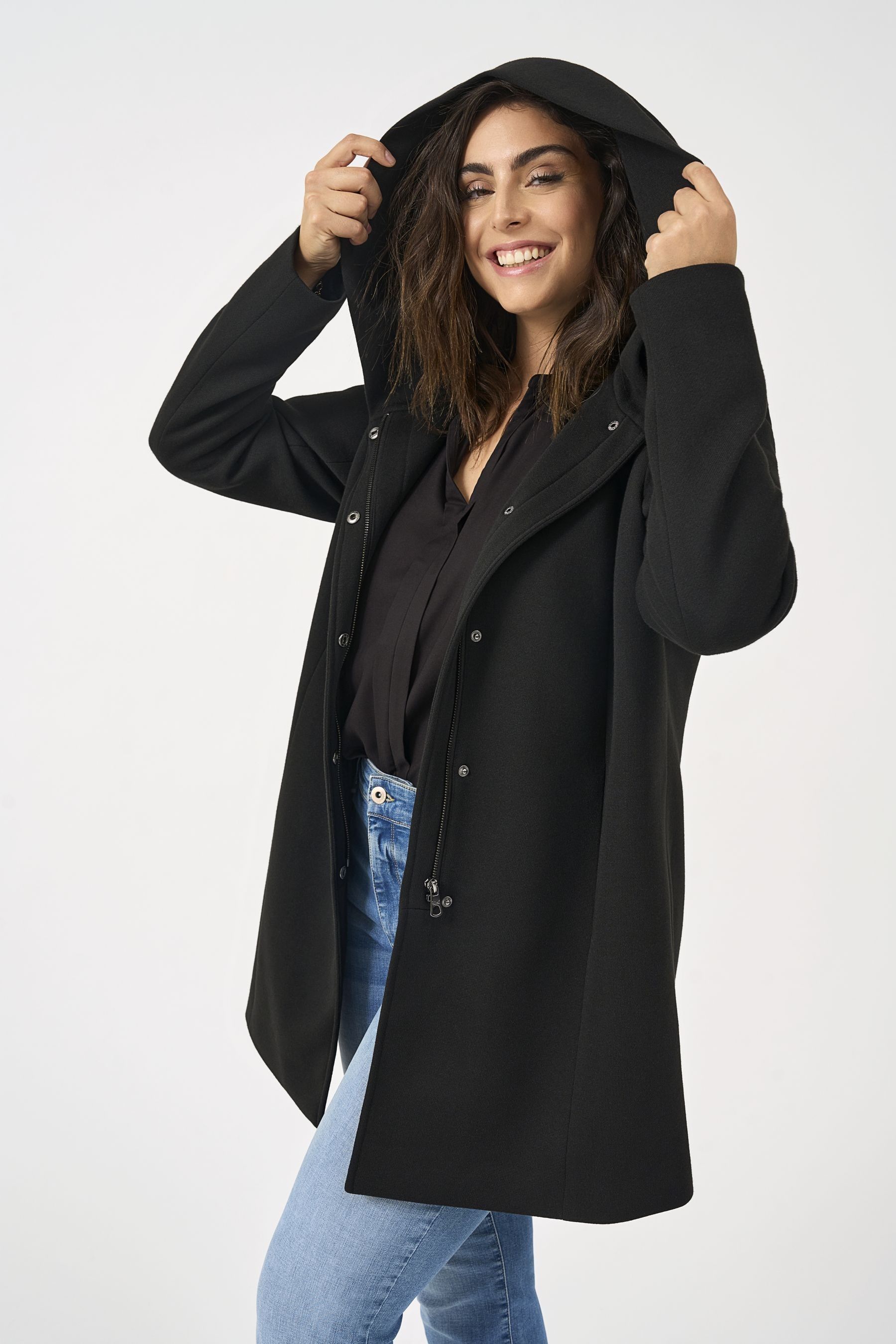 Smart coats online with hoods