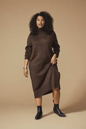 Buy ONLY Maxi Roll Neck Knitted Dress from the Next UK online shop