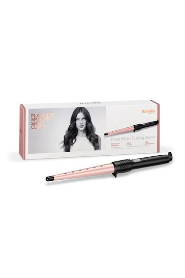BaByliss Rose Blush Curling Wand Hair Curler