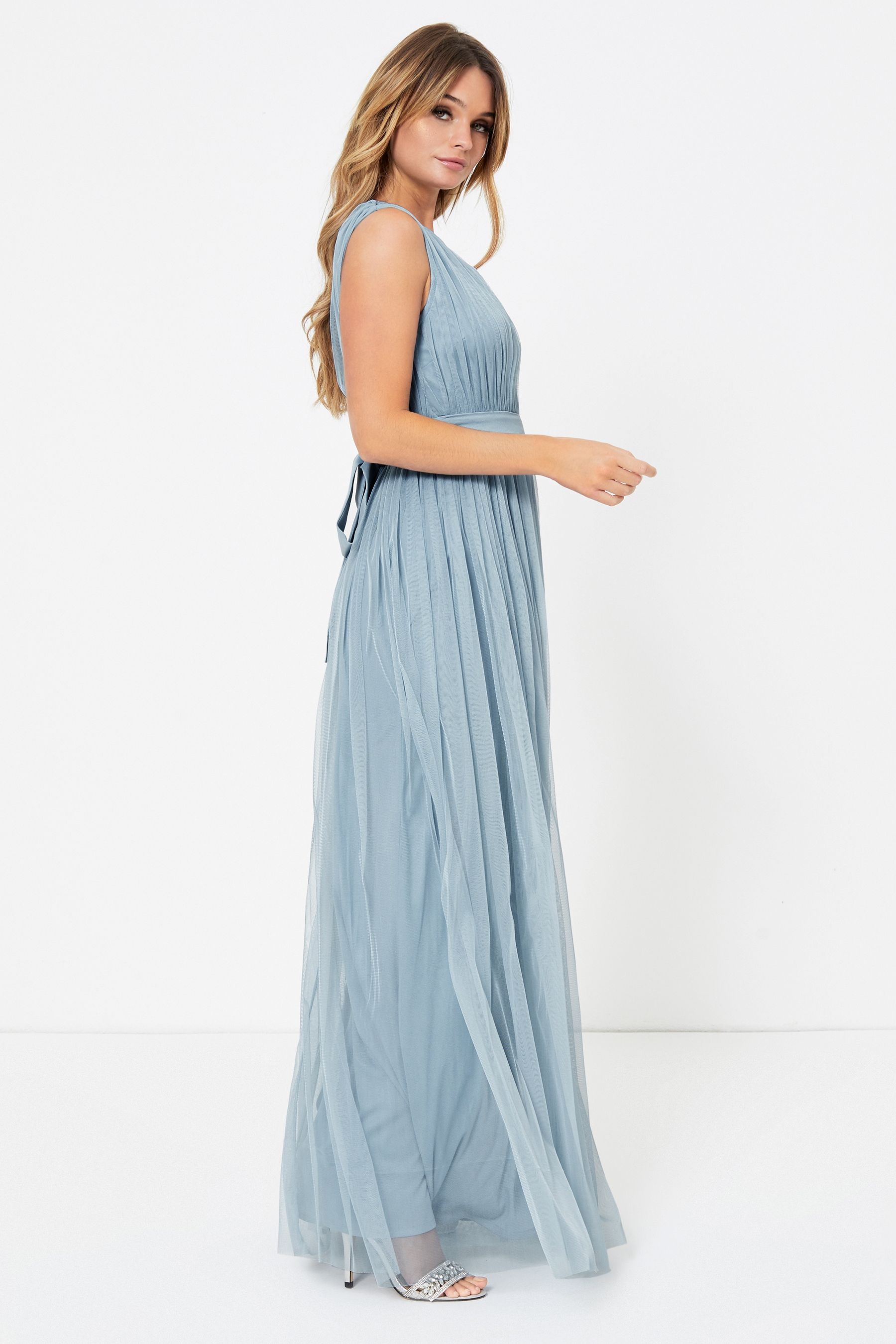 Next light top blue dress