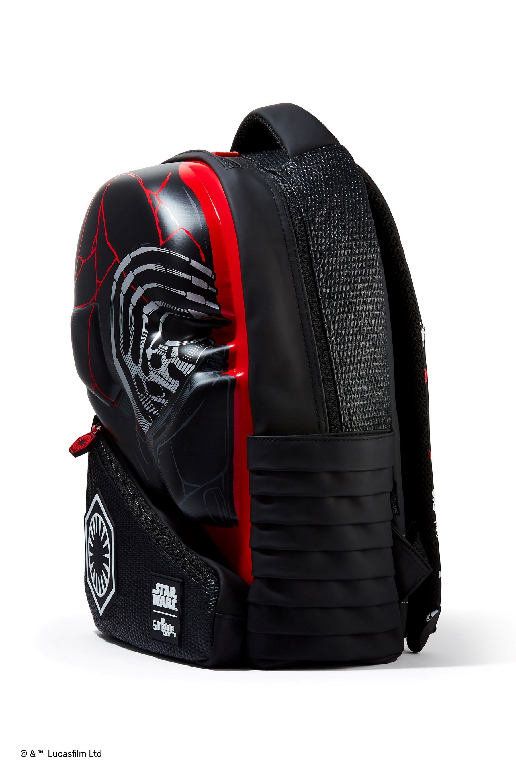 Smiggle Black Star Wars Kylo Ren Hardtop Backpack