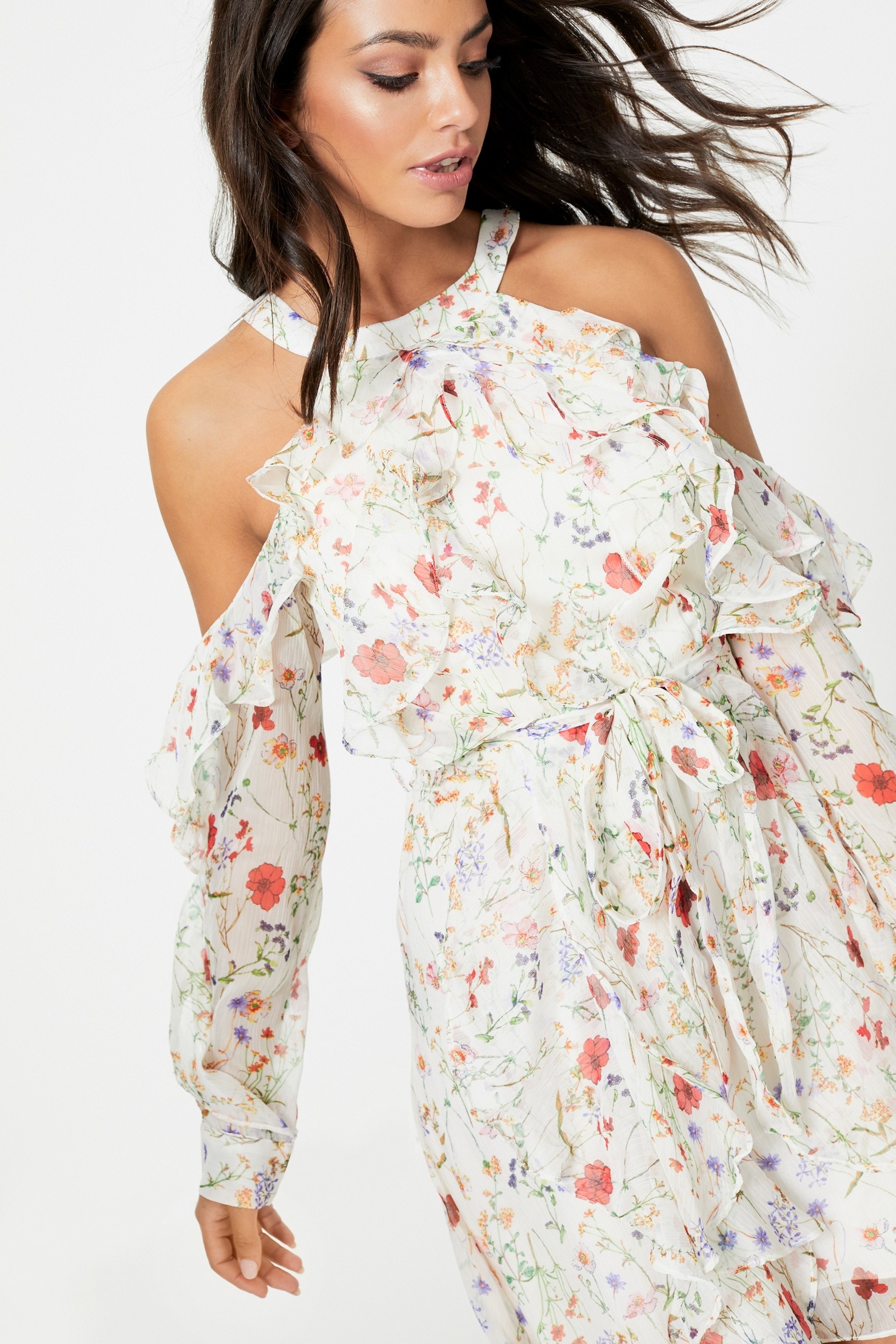 Forever unique floral maxi dress outlet