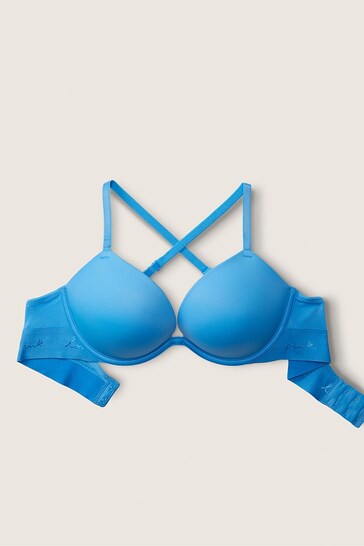 Buy Victoria's Secret PINK Azure Sky Blue Smooth Lightly Lined Bra from the  Next UK online shop
