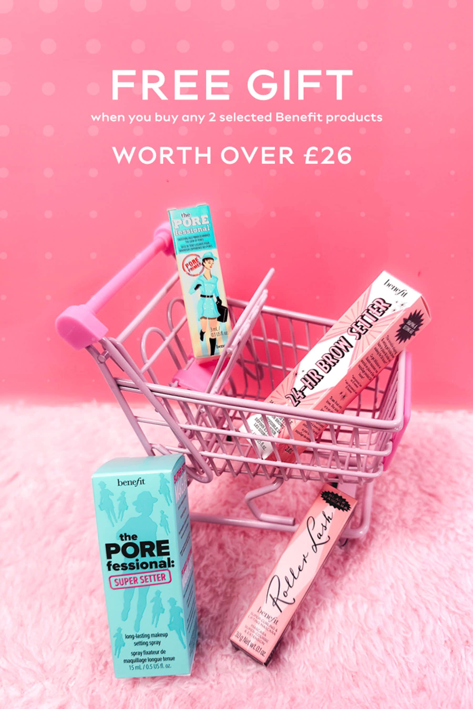 Benefit tin store