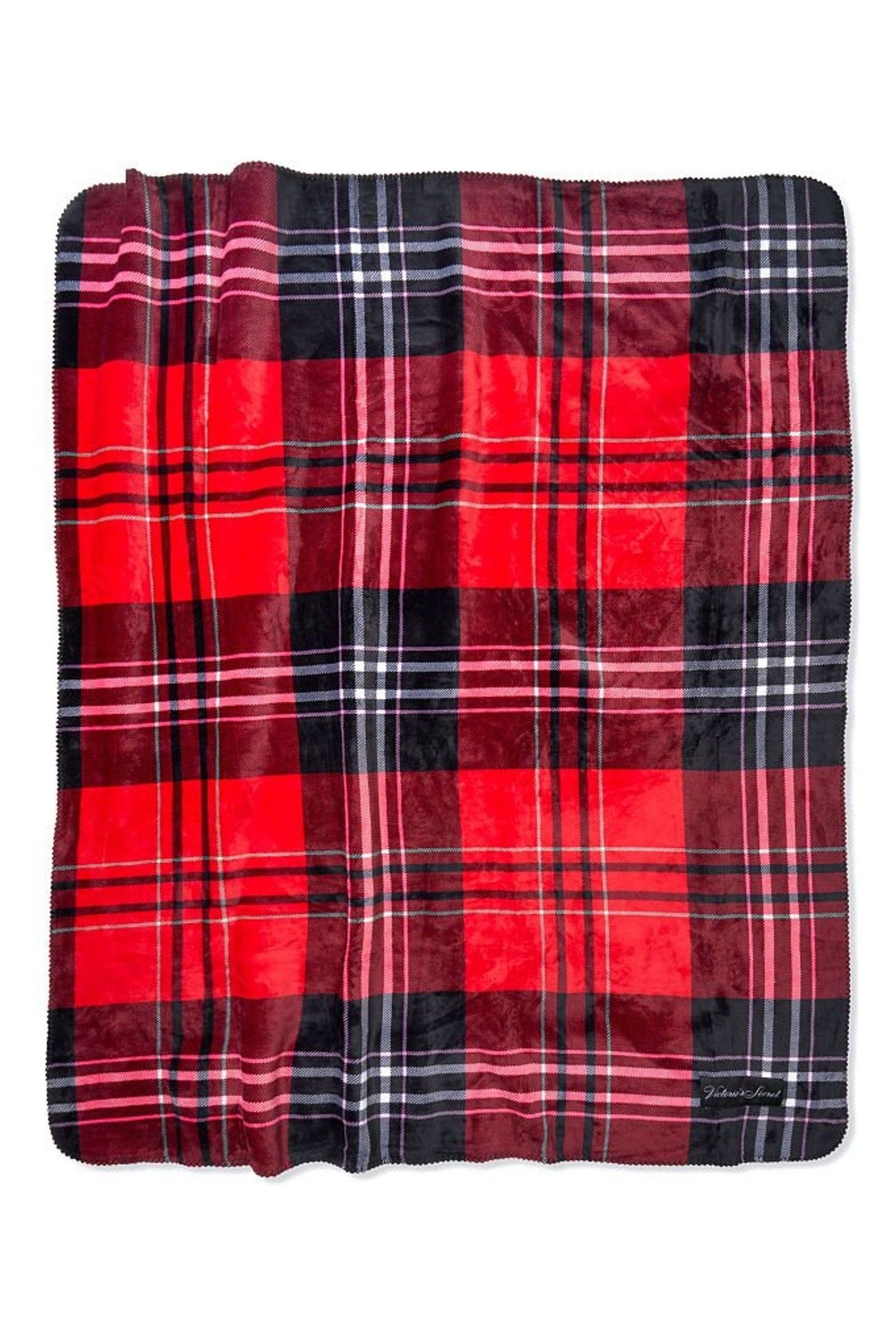 Buy Victoria s Secret PINK Plaid Sherpa Blanket from the Next UK