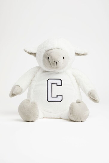Personalised Soft Plush Lamb by Alphabet